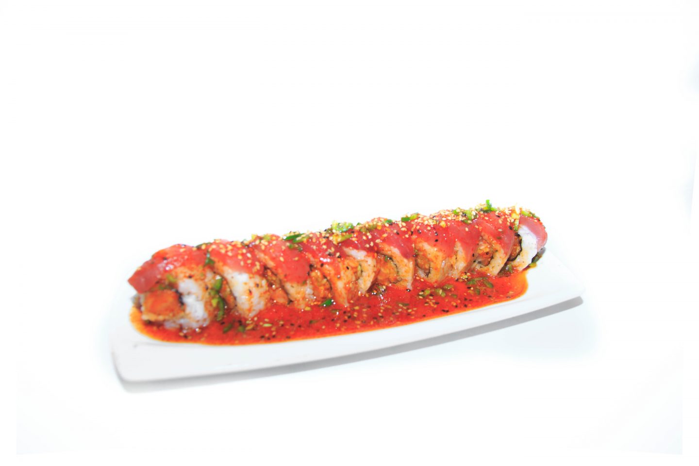 Dinosaur Sushi Roll at Yoshino